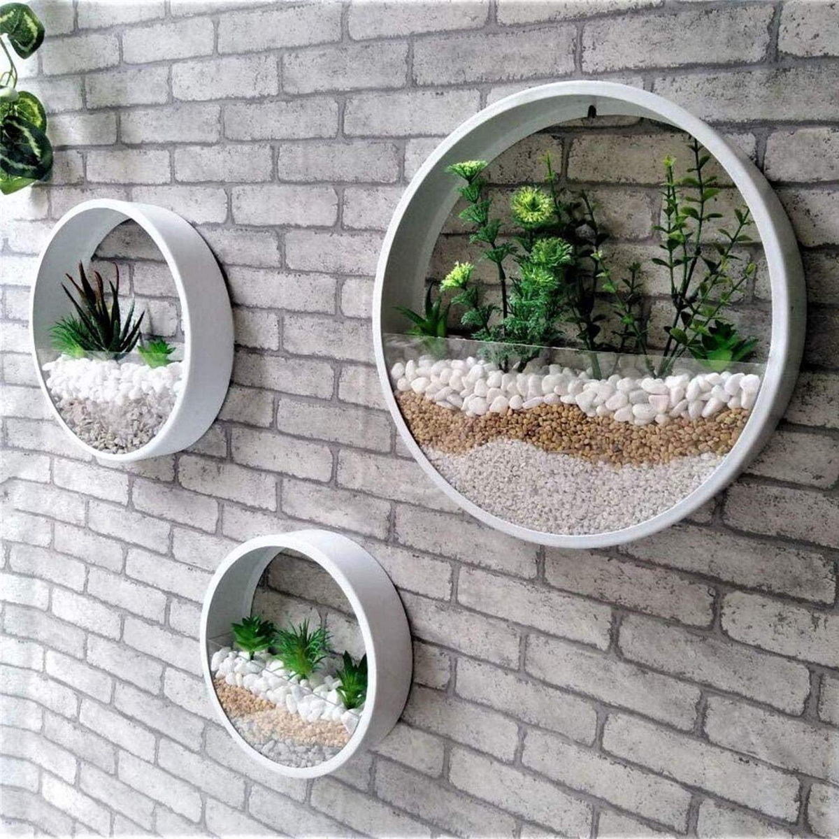 Sleek Scandinavian Wall Planter with Elegant Matte Finish
