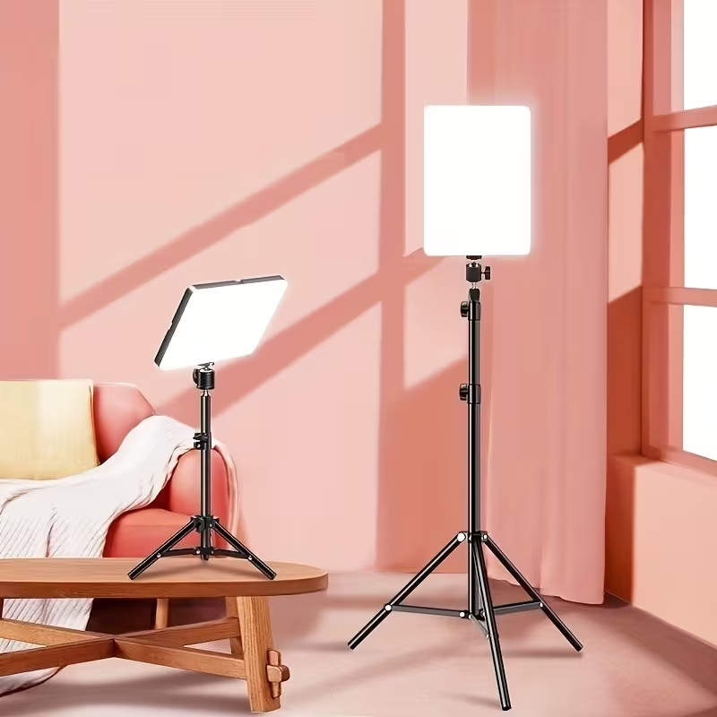 Versatile Photography Lighting Stand with Adjustable Height