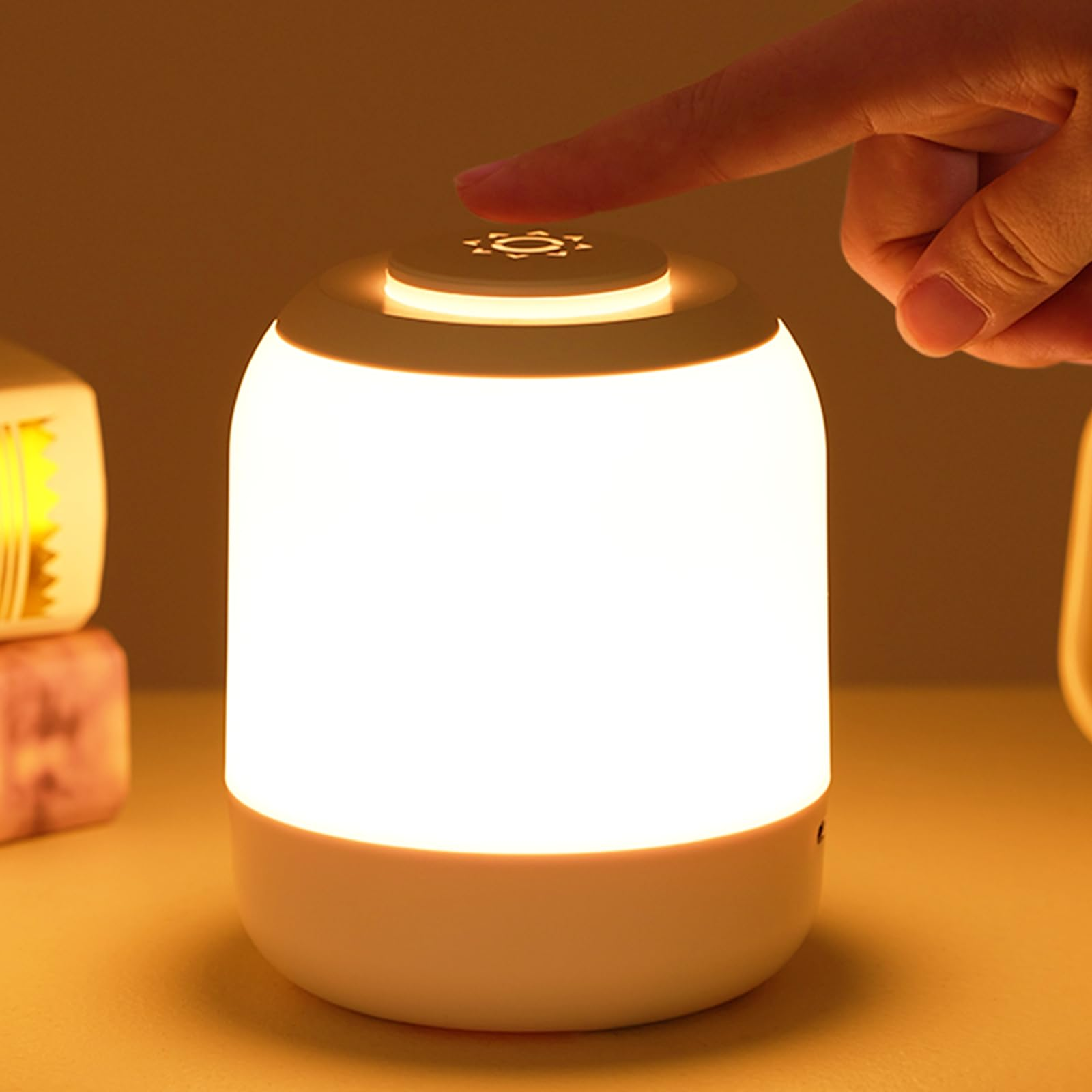 Compact Touch-Control LED Desk Lamp for Anywhere Use