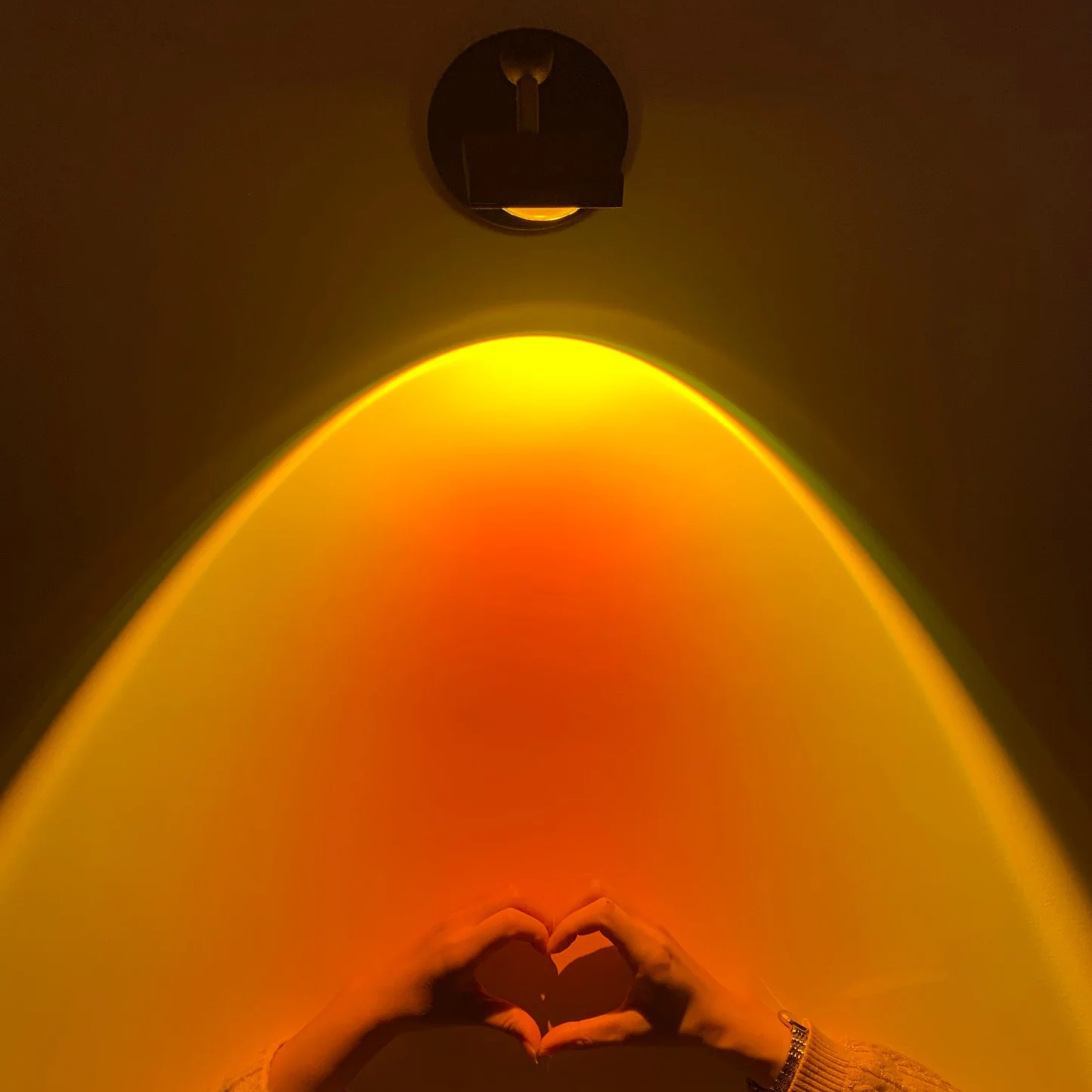 Stylish LED Wall Light with Gradient Glow for Indoor Spaces