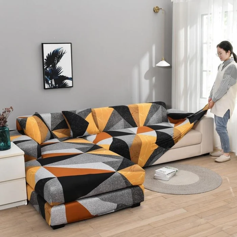 Flexible Sofa Protector with Foam Inserts for Standard Sizes