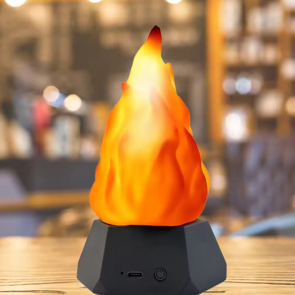 Mystic Glow Lantern - USB-Powered LED Flame Effect Light