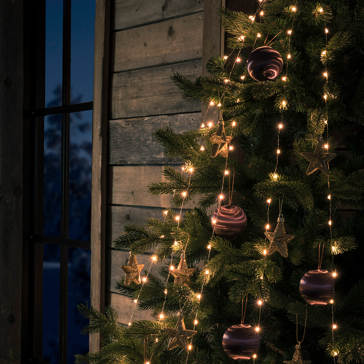 Eco-Friendly Solar Fairy Lights with Flexible Design and Auto Sensor