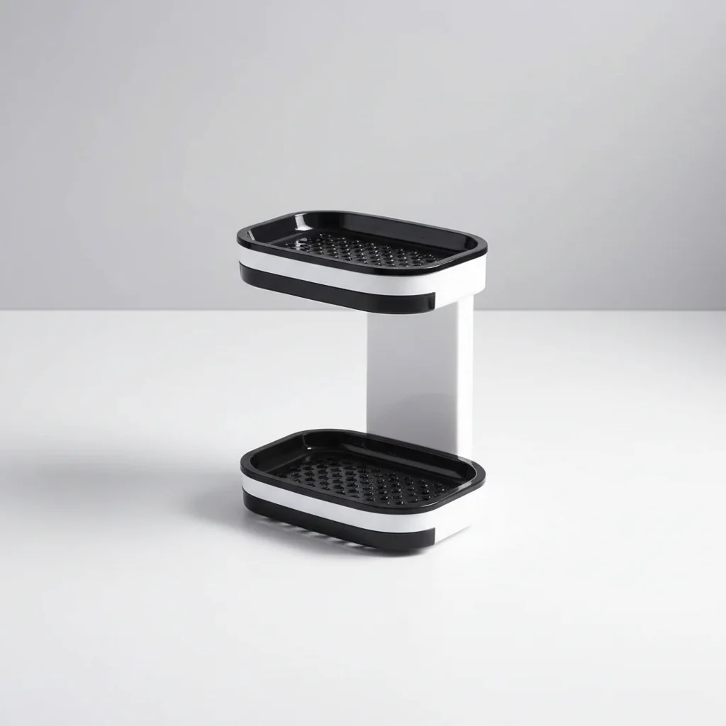 Wall-Mounted Soap Holder with Enhanced Drainage Design