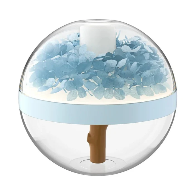Floral Essence Rechargeable Humidifier with Soft Glow