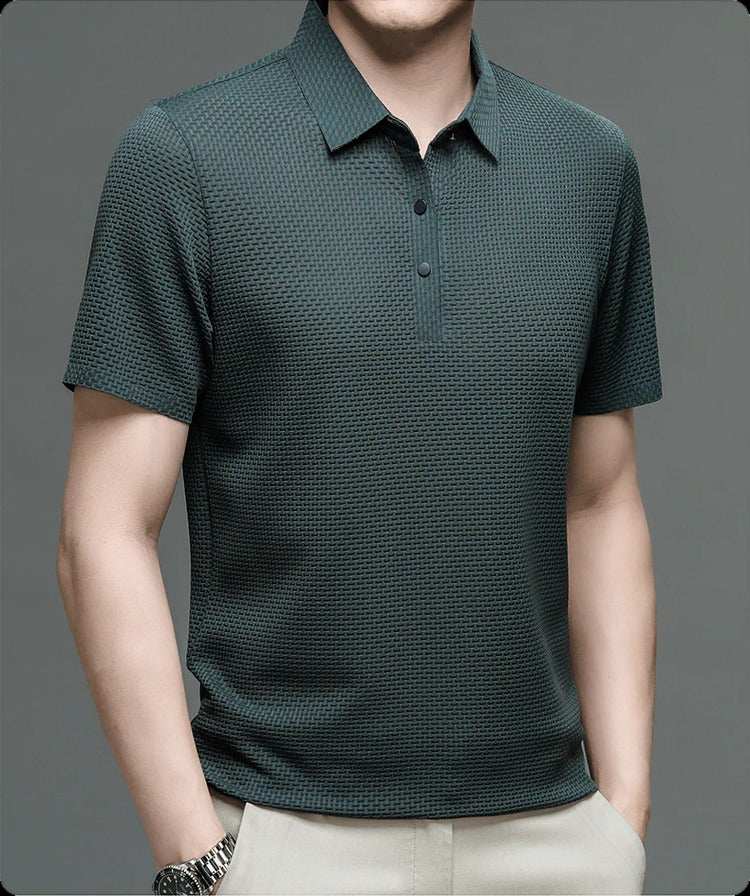 Men's Stylish Ventilated Short-Sleeve Shirt