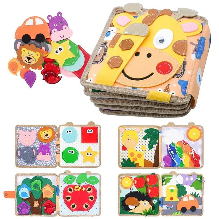 Interactive Sensory Learning Book for Toddlers