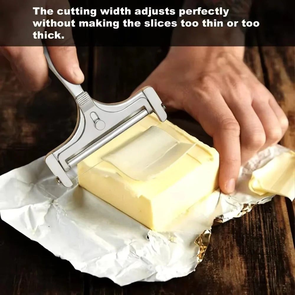 VersaSlice Adjustable Cheese Cutter – Precision Wire Slicing Tool