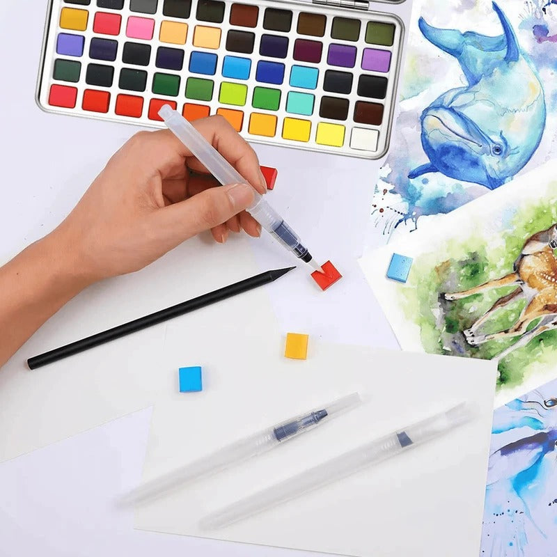 Deluxe Travel Watercolor Palette for Creative Minds