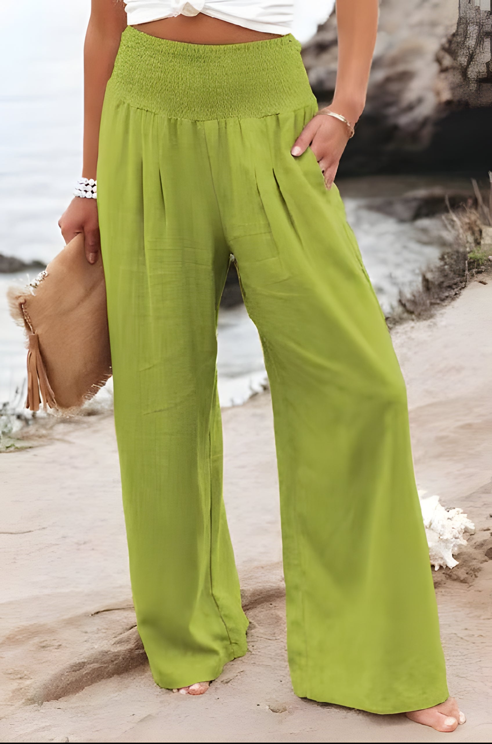 Chic and Versatile High-Waisted Trousers for Women