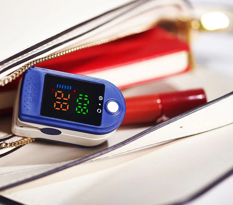Smart Pulse Oxygen Monitor with Color Display