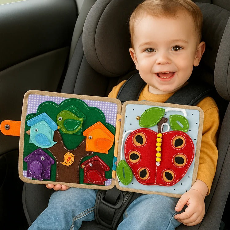 Interactive Sensory Learning Book for Toddlers