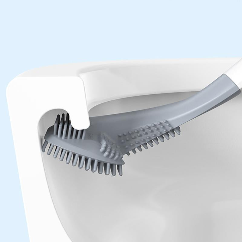 Effortless Bathroom Scrubber with Stylish Mounting