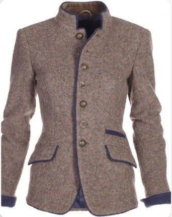 Chic Monochrome Women's Outerwear