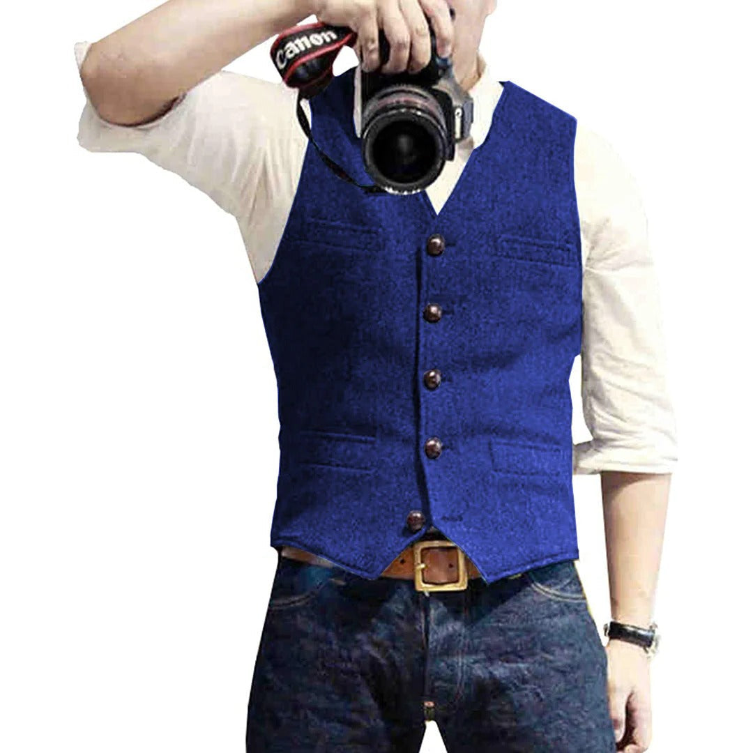 Chic Men's Layered Vest for Every Occasion