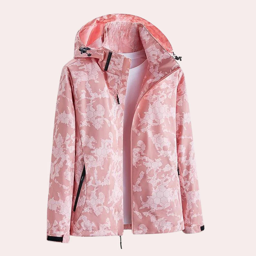 Versatile Women's Jacket with Removable Hood