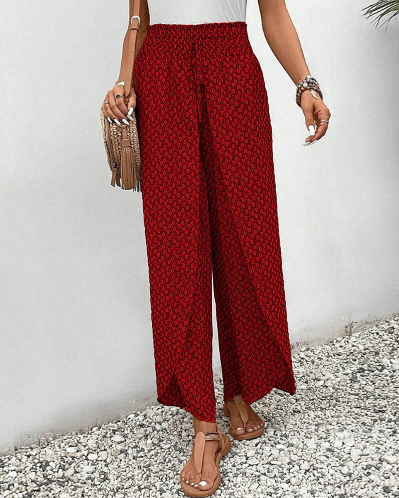 Chic Modern Trousers with Geometric Design