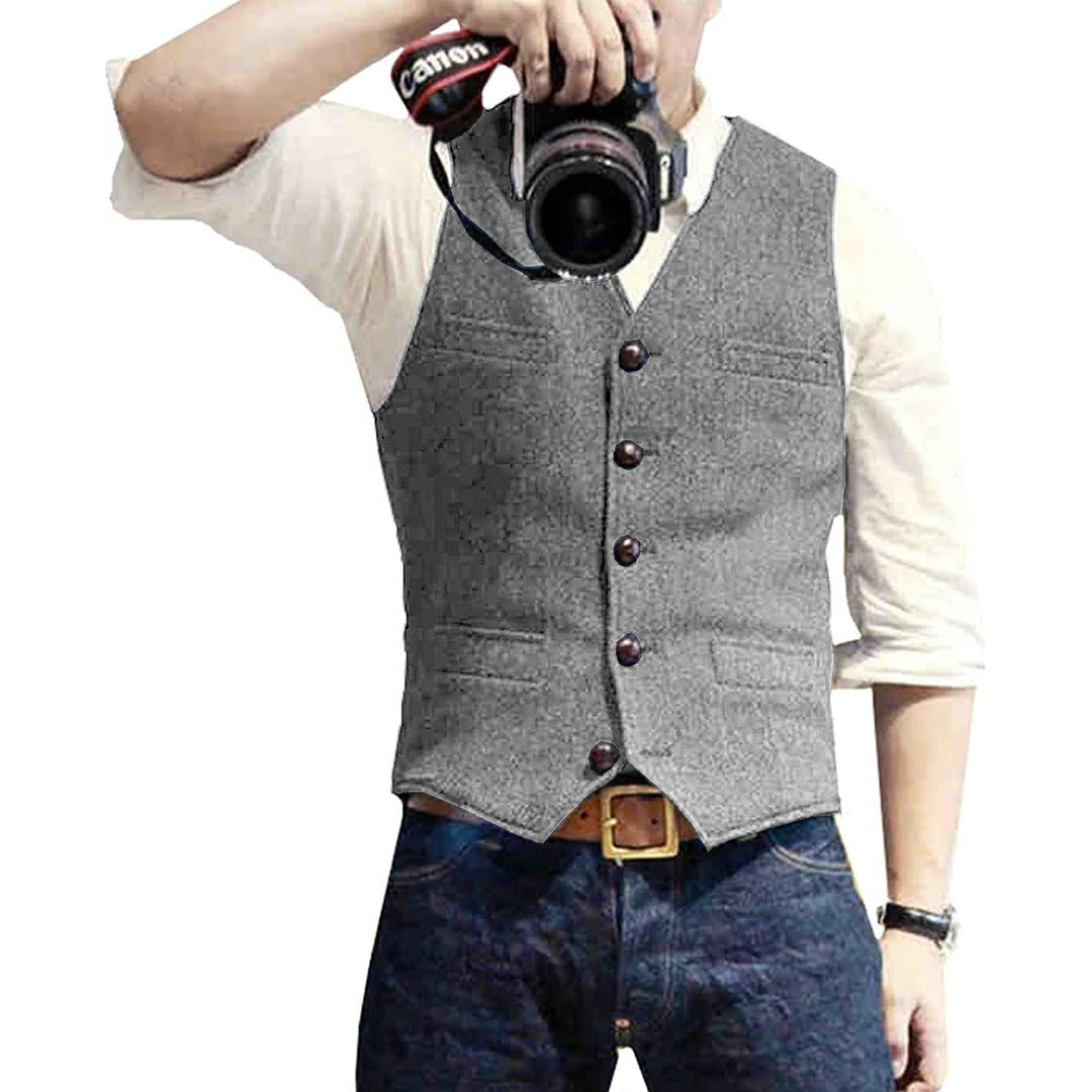 Chic Men's Layered Vest for Every Occasion