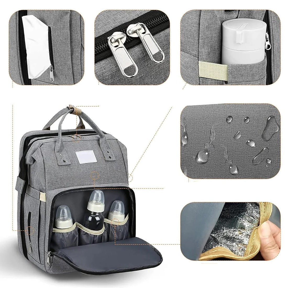 Versatile Parent Organizer Backpack for Daily Adventures