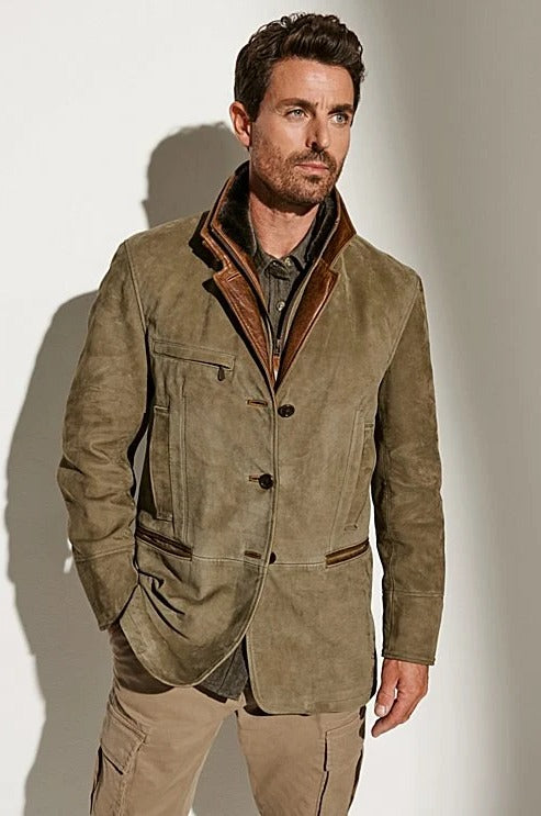 Classic Suede Jacket for Men