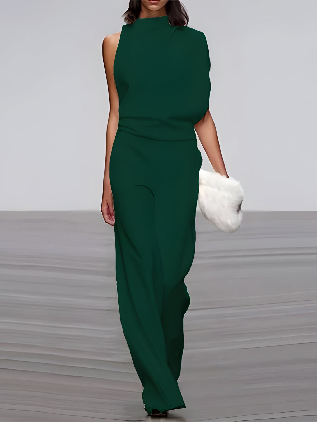 Chic Sleeveless Flared Jumpsuit for Effortless Elegance
