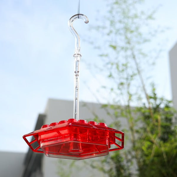 Deluxe Hummingbird Feeder with Integrated Ant Barrier