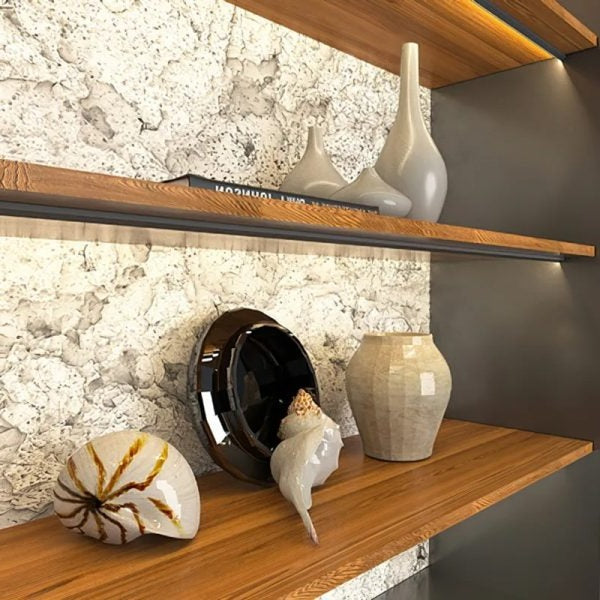 Sleek LED Under-Cabinet Lighting Strips for Effortless Ambiance