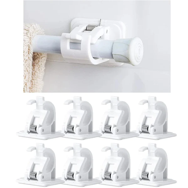 Versatile Wall-Mounted Curtain Holders