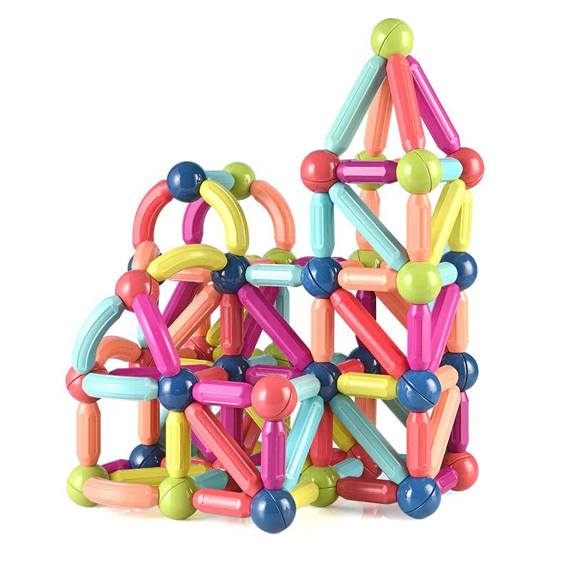 Creative Magnetic Construction Tiles for Imaginative Play