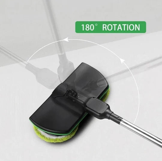 SwiftClean Cordless Electric Mop – Rechargeable Floor Scrubber with 180° Pivoting Head