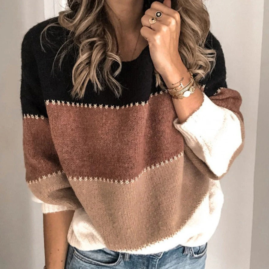 Vibrant Striped Cashmere Sweater for Every Occasion