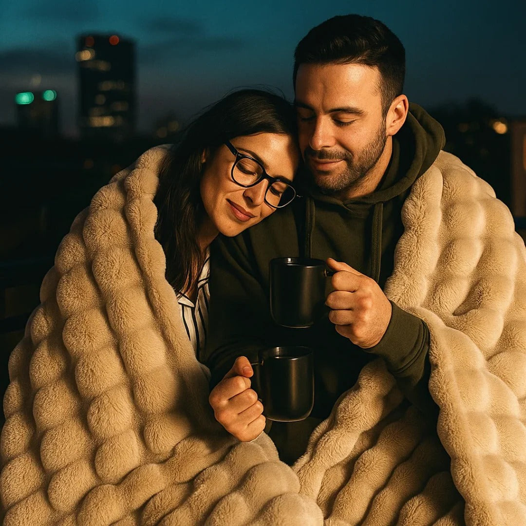 Cozy Year-Round Comfort Blanket with Stylish Aesthetic