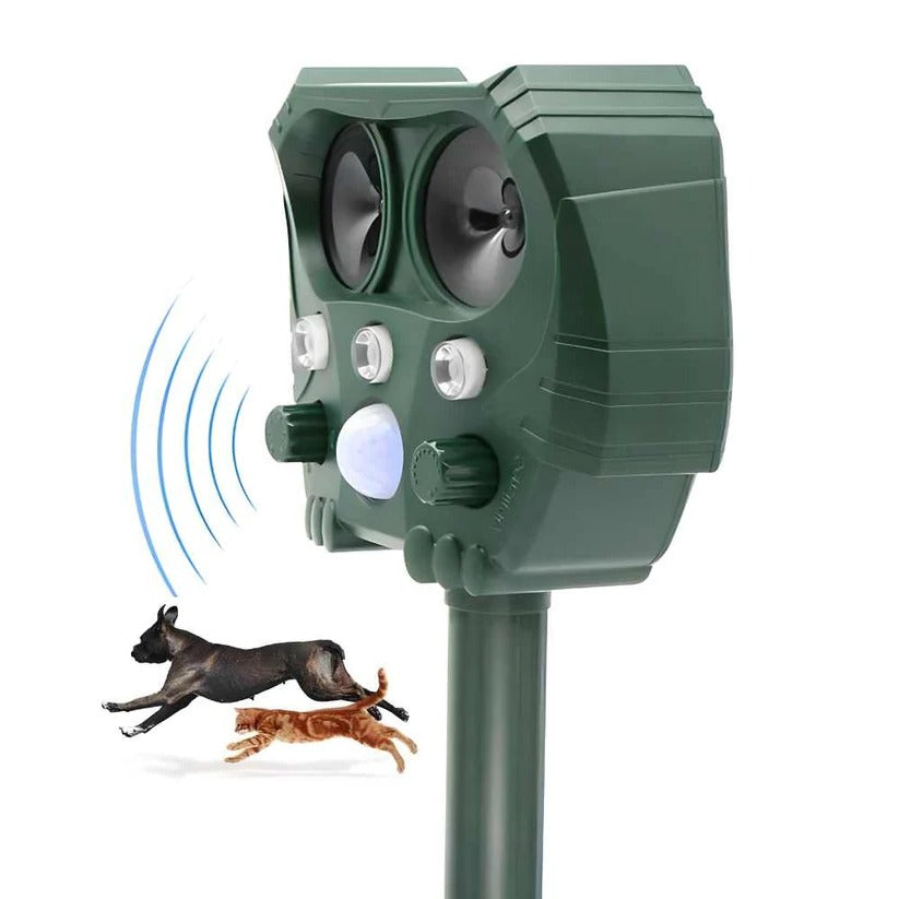 Eco-Friendly Motion-Activated Animal Deterrent Device