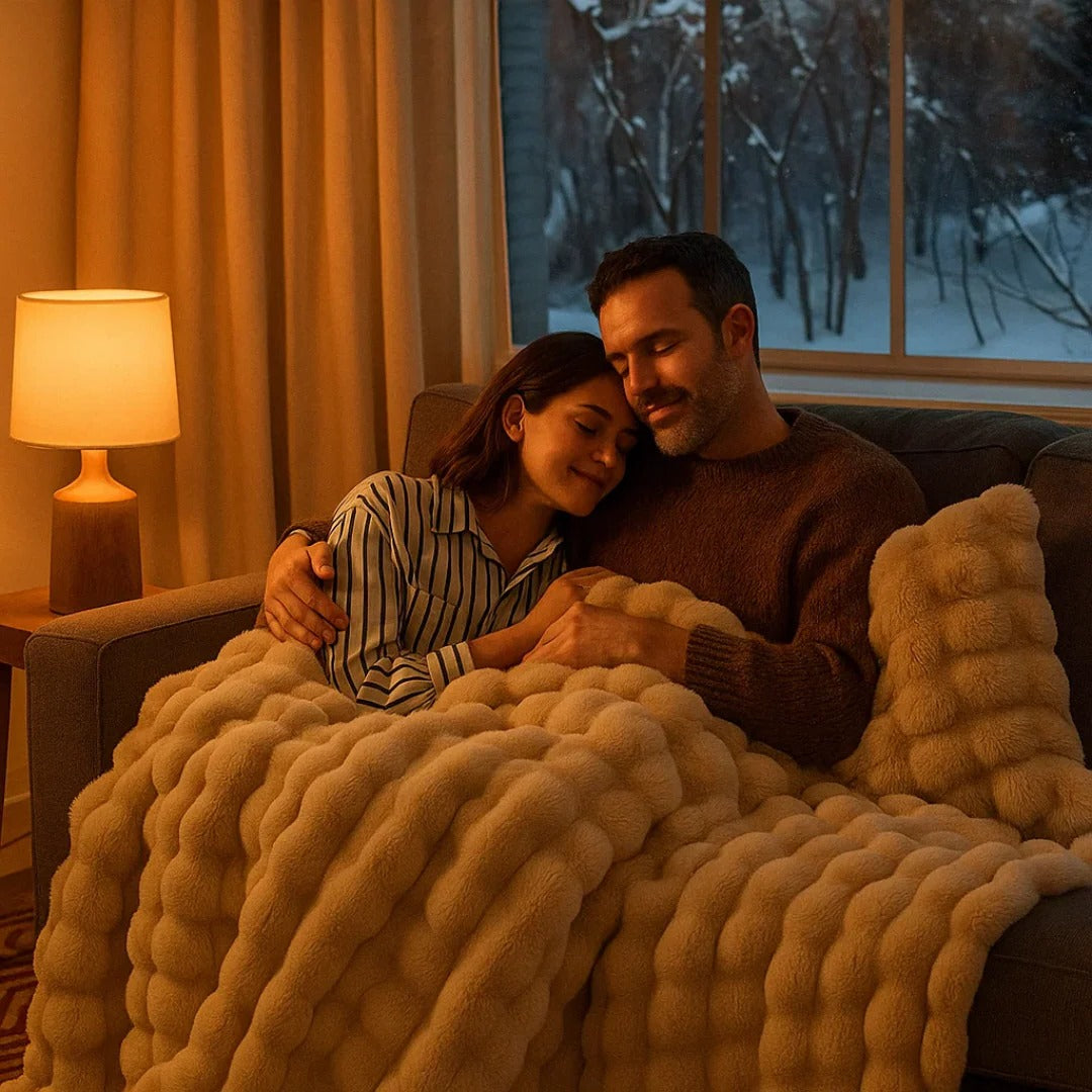 Cozy Year-Round Comfort Blanket with Stylish Aesthetic