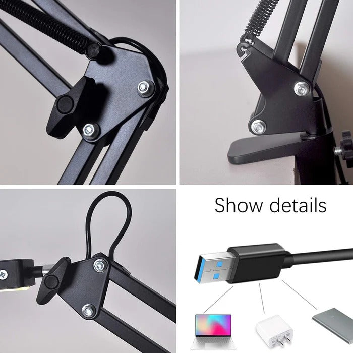Versatile Clamp-On LED Work Lamp for Precision Lighting