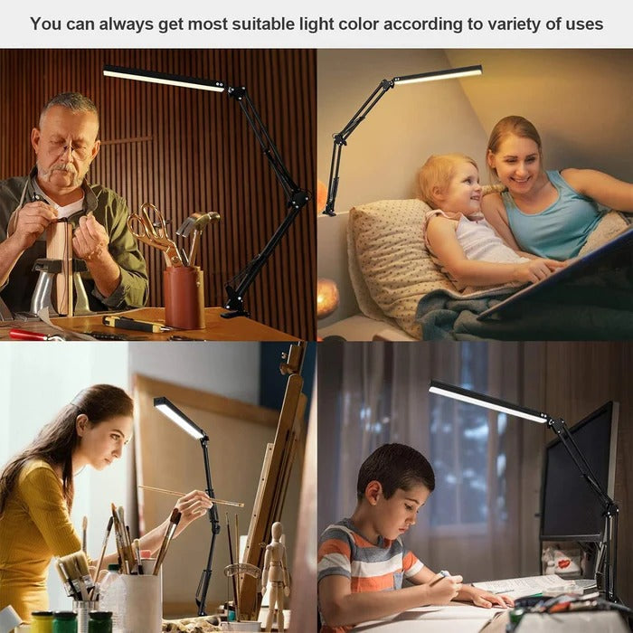 Versatile Clamp-On LED Work Lamp for Precision Lighting