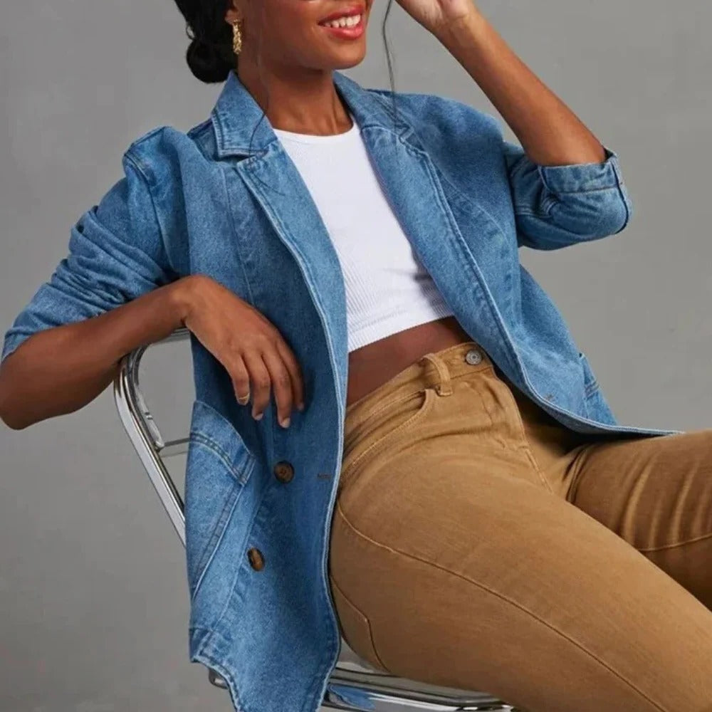 Chic Women’s Denim Jacket for Effortless Style