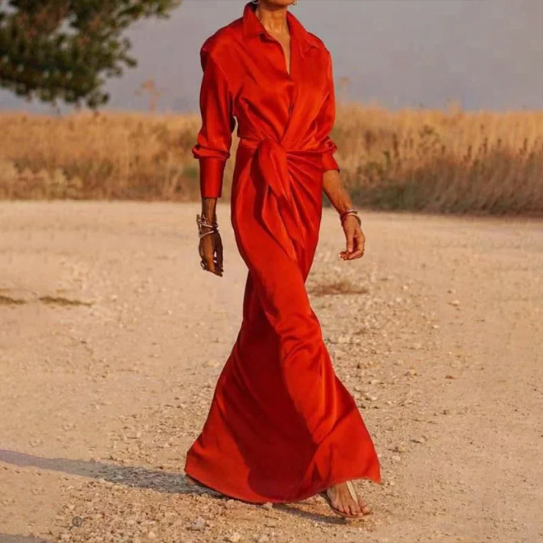 Chic A-Line Spring Dress for Effortless Elegance