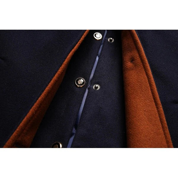 Sophisticated Wool Overcoat for Men