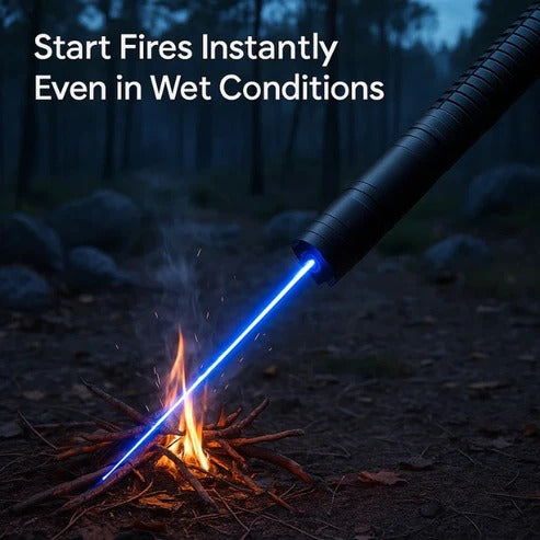All-Weather Laser Firestarter Flashlight