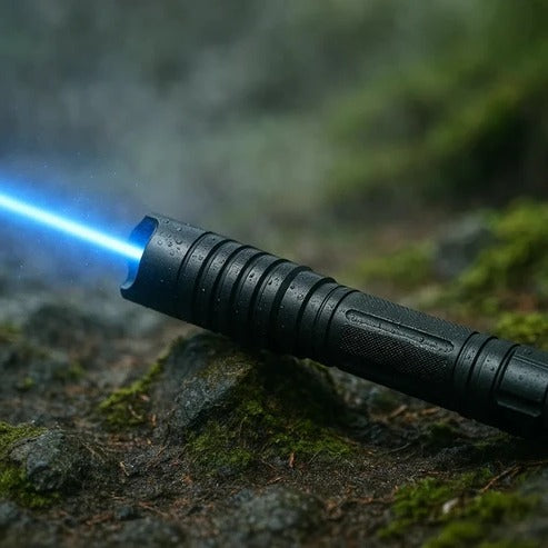 All-Weather Laser Firestarter Flashlight