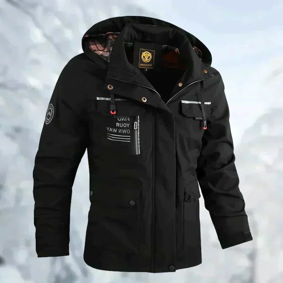 Men's Versatile Outdoor Jacket: Windproof & Waterproof