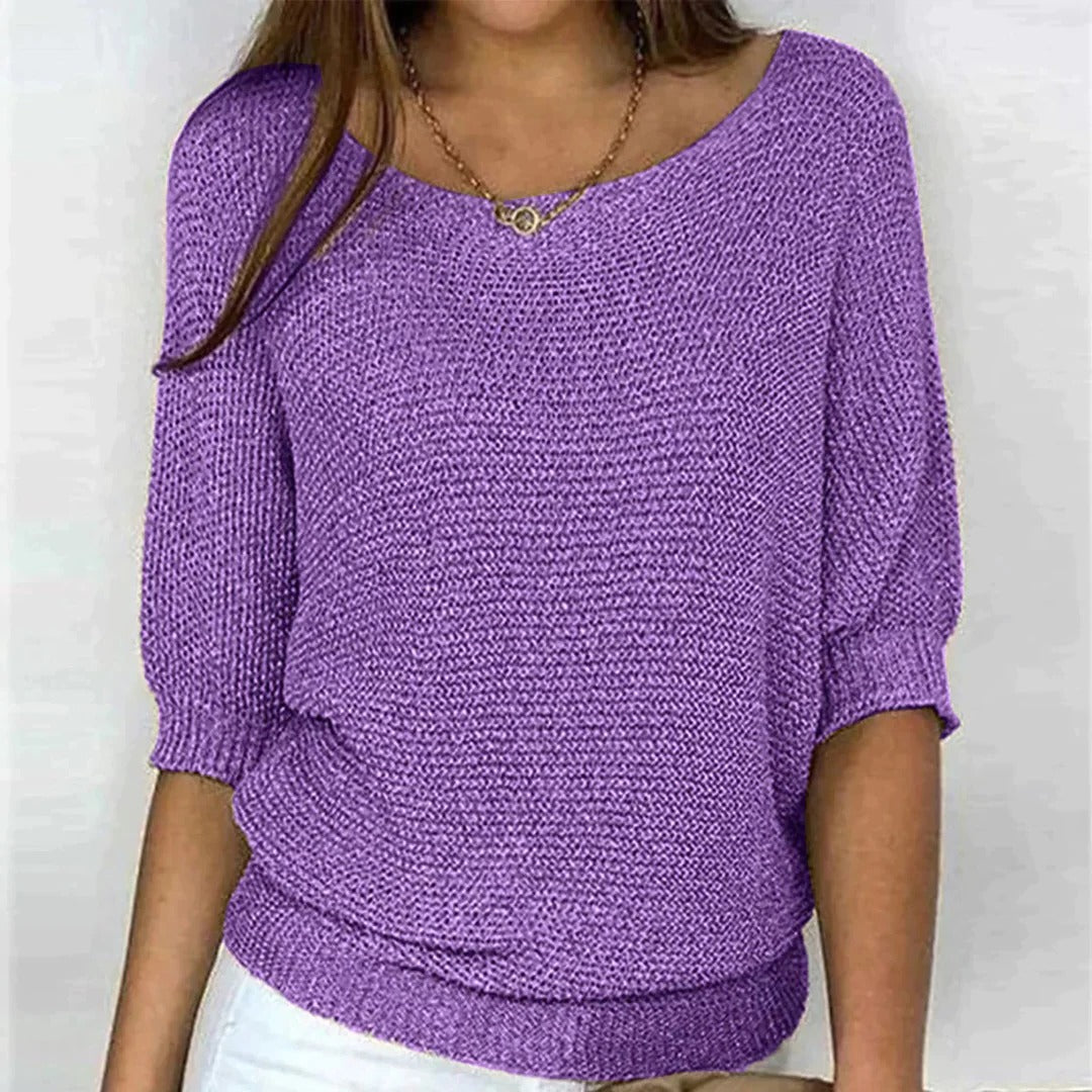 Chic and Cozy Knitwear Top