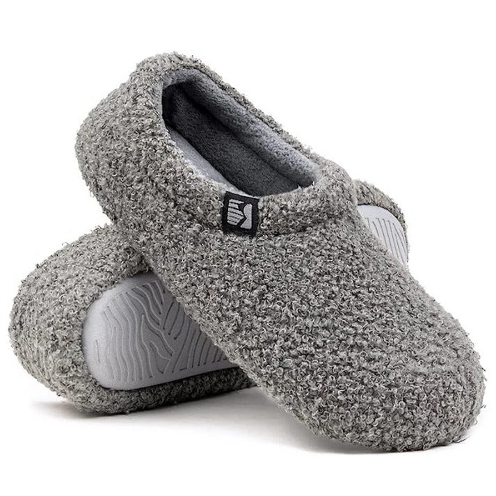 Cozy Closed-Back Fleece Slippers for Indoor Comfort