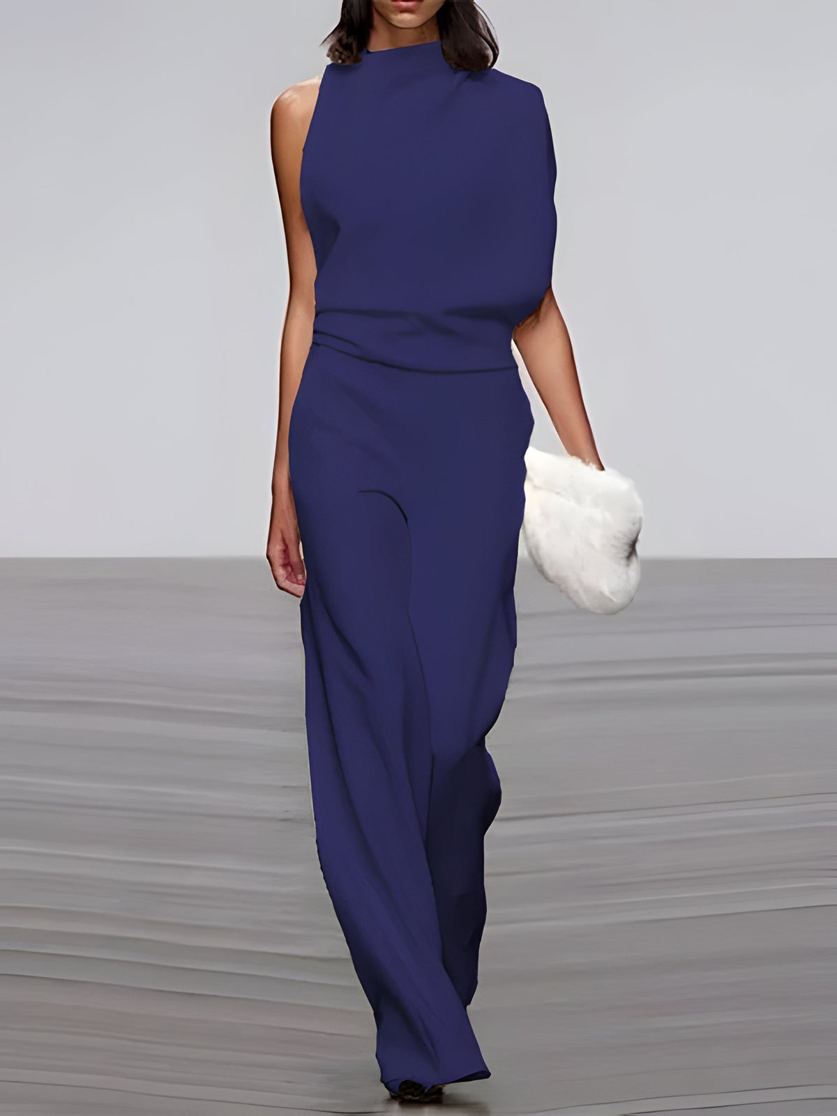 Chic Sleeveless Flared Jumpsuit for Effortless Elegance