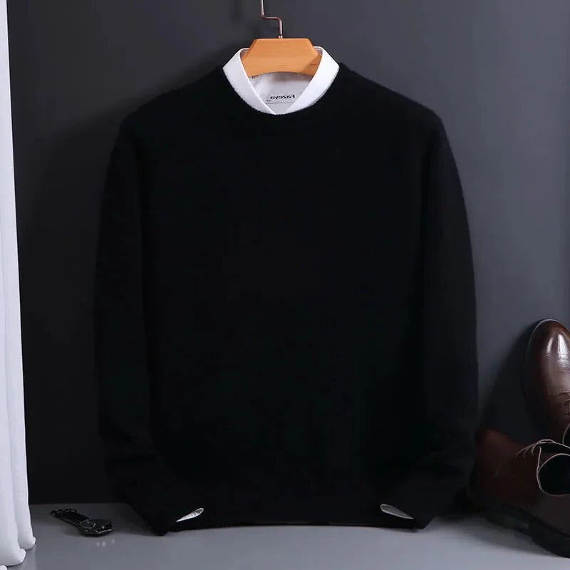 Luxurious Men's Cashmere-Blend Sweater