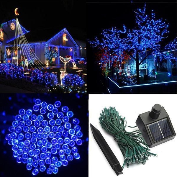55-Foot String of 100 Solar Fairy Lights for Outdoor Charm