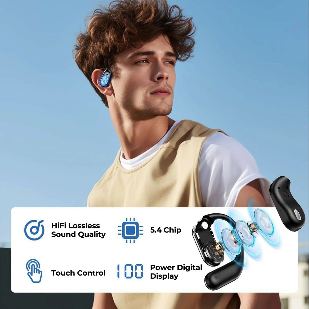 Instant Language Translation Earbuds with Bluetooth