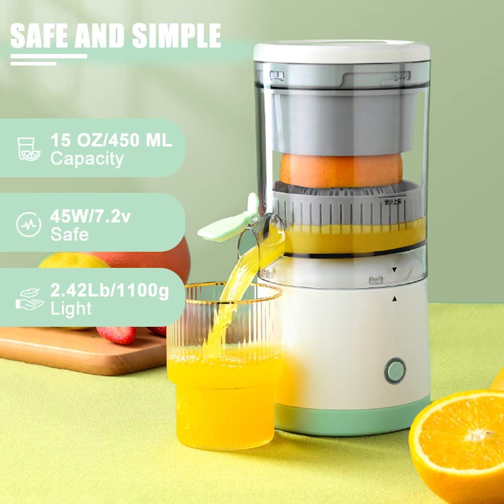 Compact USB Rechargeable Juice Maker for On-the-Go Freshness