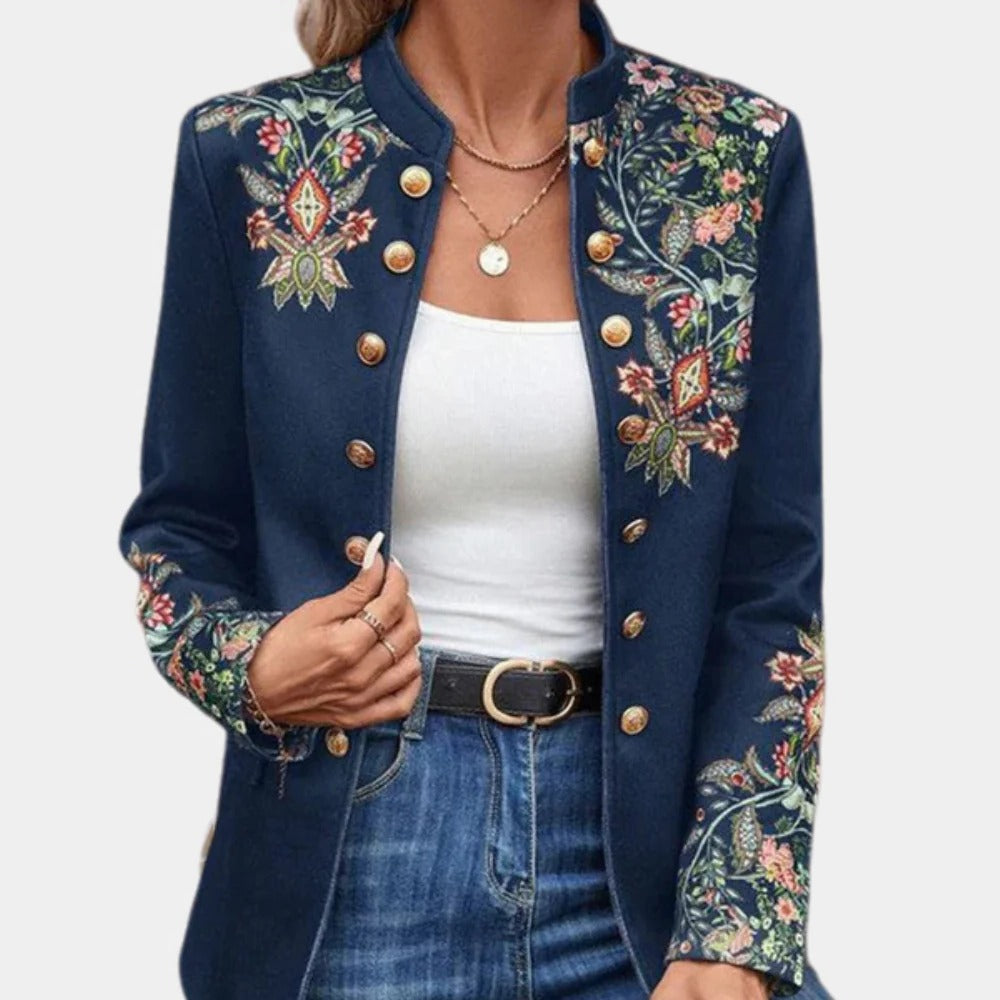 Chic Floral Jacket for Women